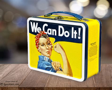 rosie the riveter metal lunch box|Amazon.com: Rosie The Riveter Lunch Box.